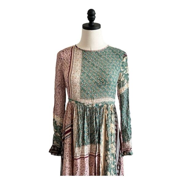 Anthropologie MARIAGRAZIA PANIZZI Cavina Maxi Dress Size 42 - Picture 4 of 13